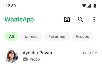 example of video calling feature on whatsapp through official app
