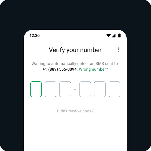example of user recovering their whatsapp account with secure steps to regain access