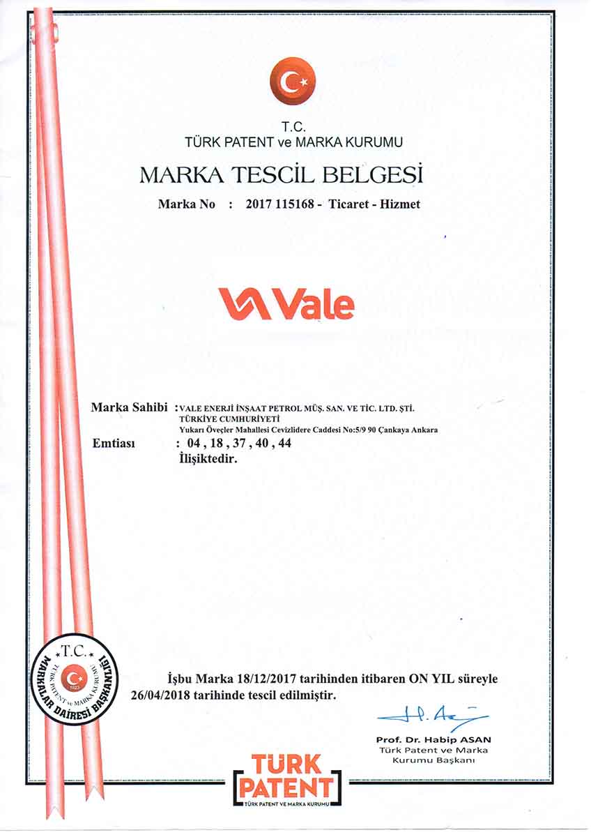 Marka Tescil Belgesi